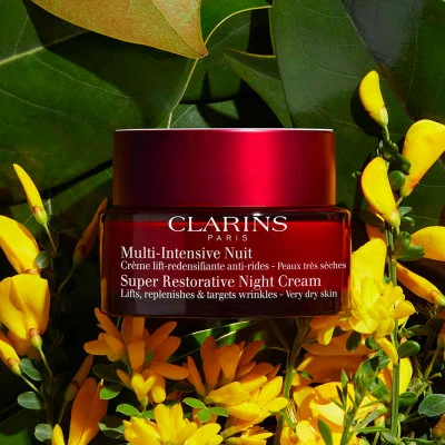 Clarins Multi-Intensive Nuit Crème Lift-redensifiante Anti-rides - Peaux Très Sèches – Image 2