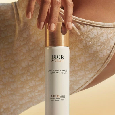 Dior Solar L'Huile Protectrice Visage Et Corps SPF 15 Huile Solaire - Spray Solaire – Image 2