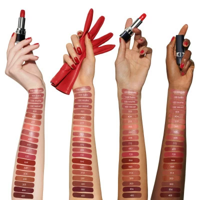 Rouge Dior Rouge à Lèvres Rechargeable Couleur Couture - 4 Finis : Satin, Mat, Métallique Et Velours – Image 3