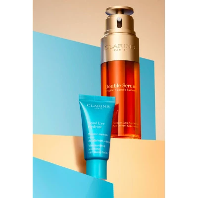 Clarins Total Eye Hydrate Baume-masque Yeux Désaltérant, Apaisant – Image 5